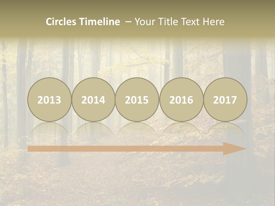 Scenic Romantic Pathway PowerPoint Template