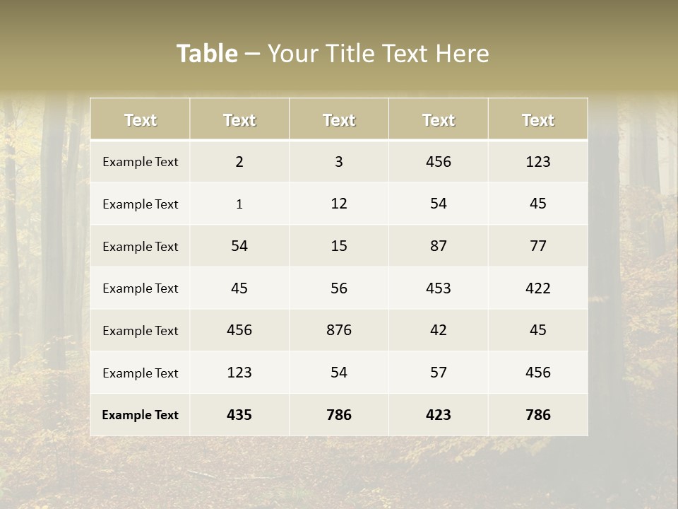 Scenic Romantic Pathway PowerPoint Template
