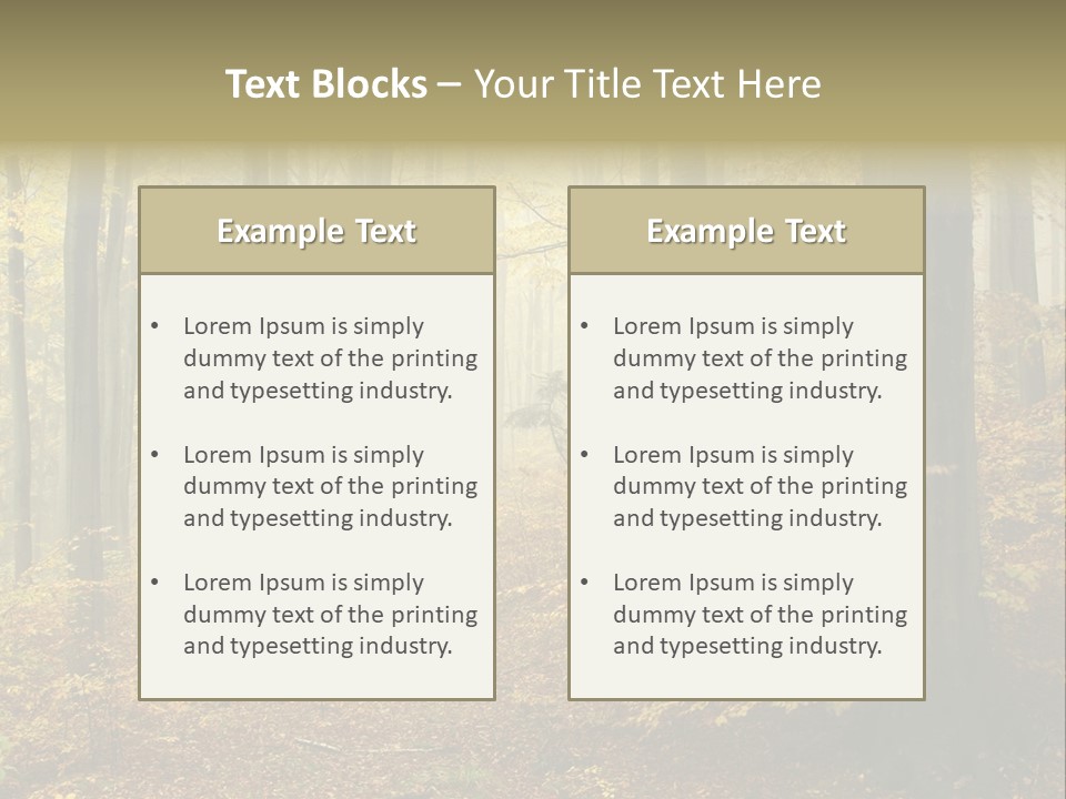 Scenic Romantic Pathway PowerPoint Template