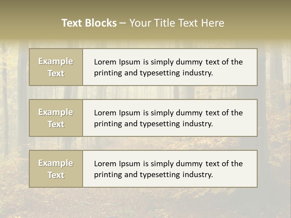 Scenic Romantic Pathway PowerPoint Template