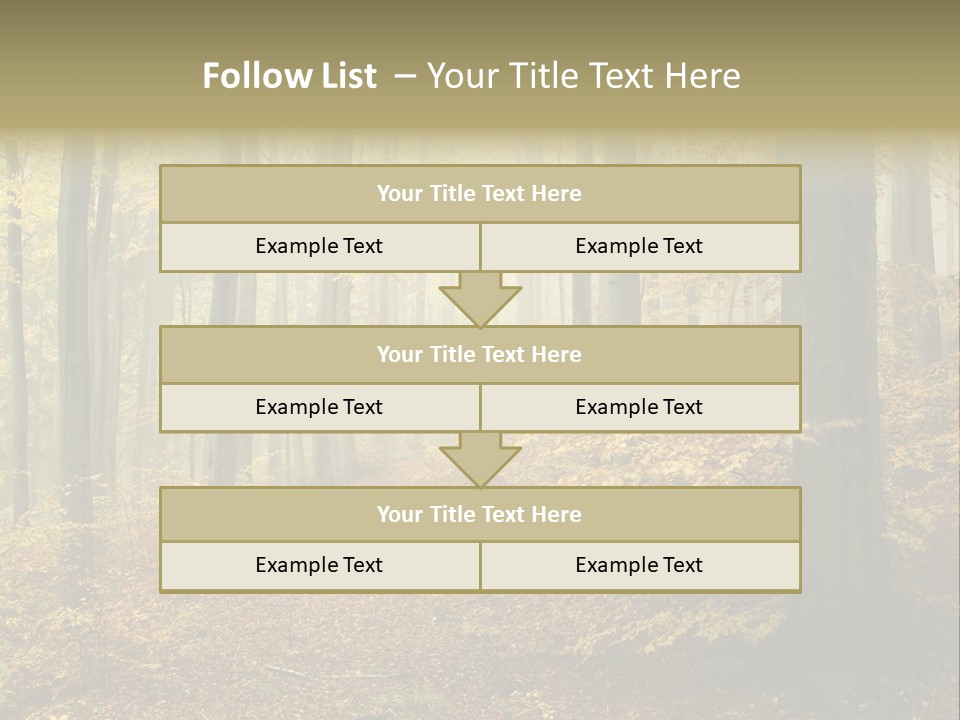 Scenic Romantic Pathway PowerPoint Template