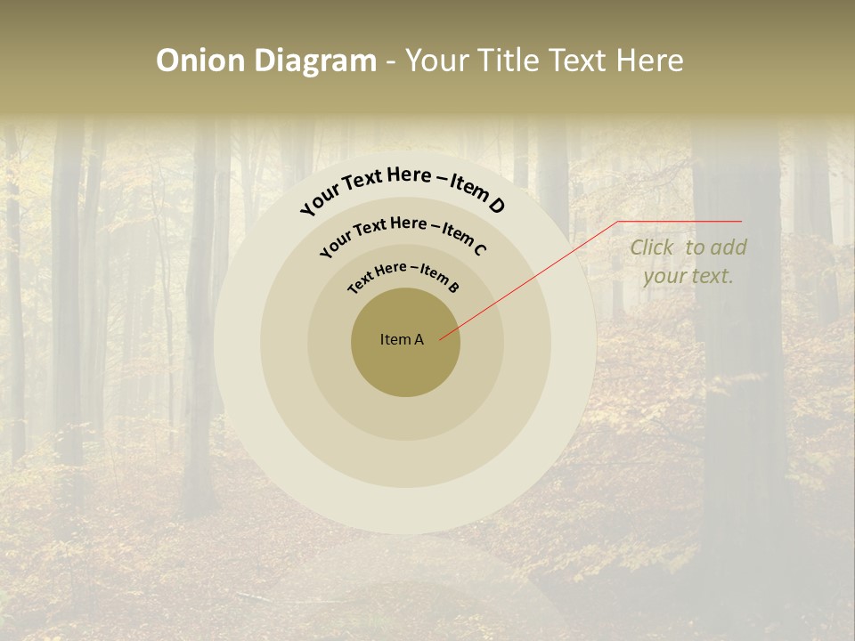 Scenic Romantic Pathway PowerPoint Template