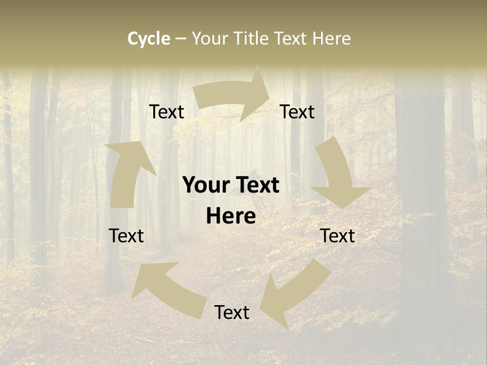 Scenic Romantic Pathway PowerPoint Template