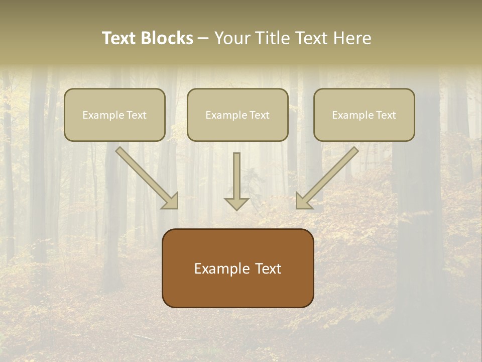 Scenic Romantic Pathway PowerPoint Template