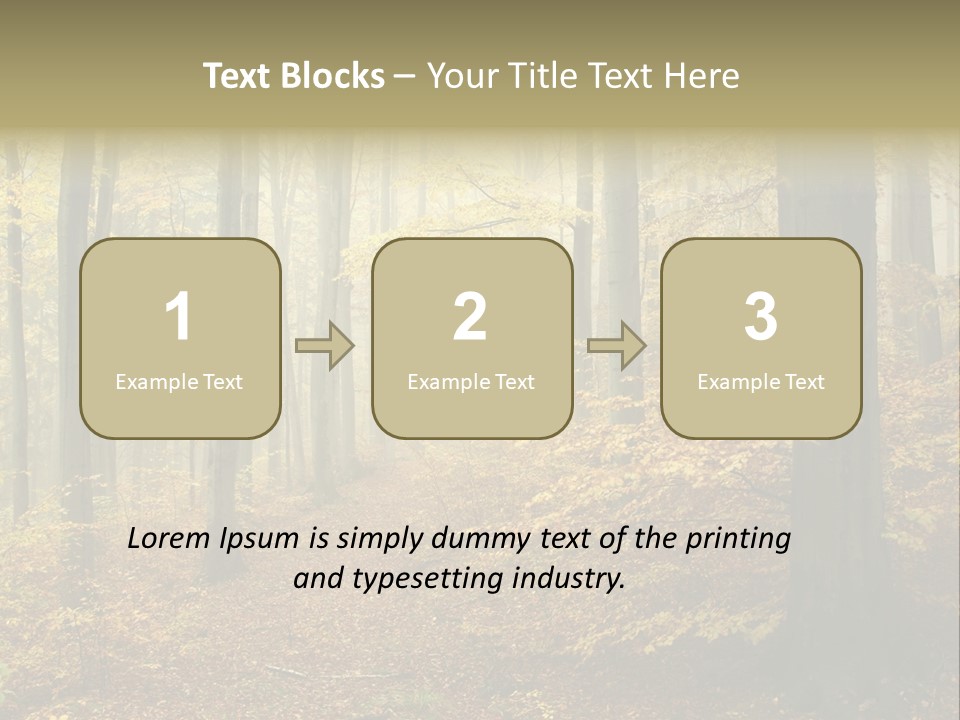 Scenic Romantic Pathway PowerPoint Template