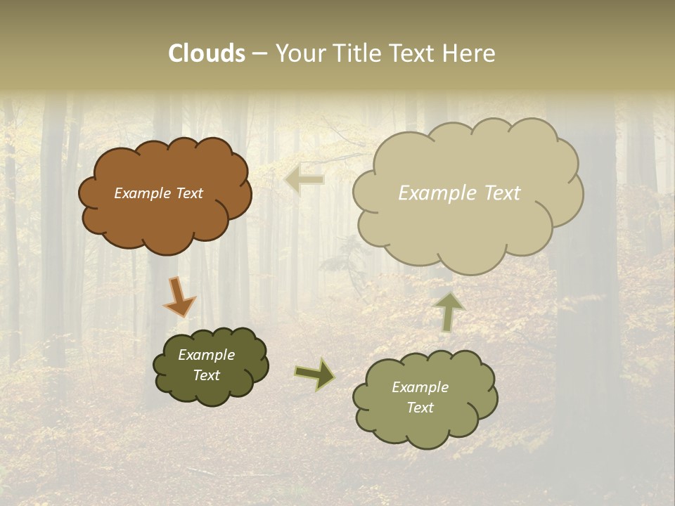 Scenic Romantic Pathway PowerPoint Template