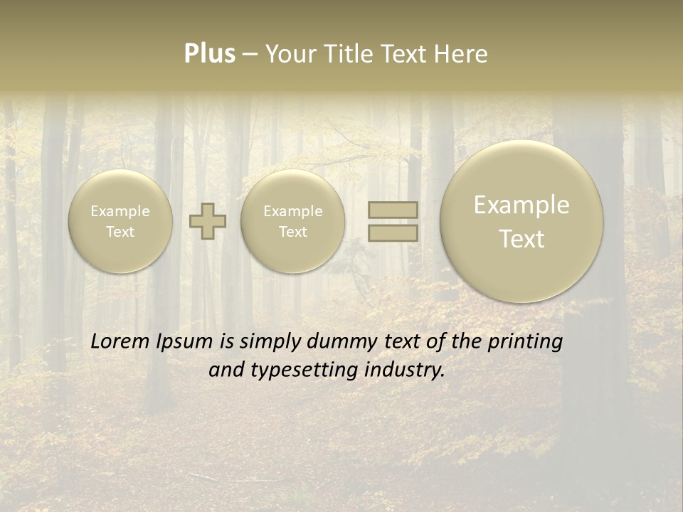 Scenic Romantic Pathway PowerPoint Template