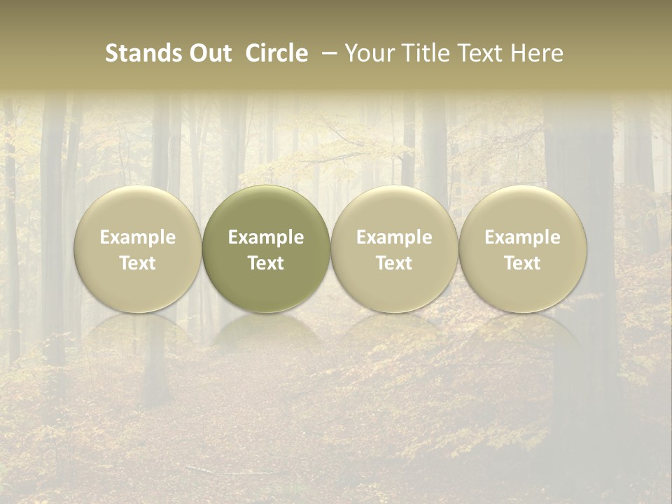 Scenic Romantic Pathway PowerPoint Template