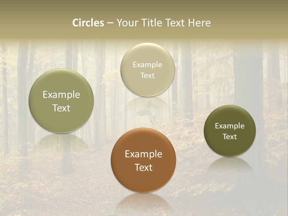 Scenic Romantic Pathway PowerPoint Template