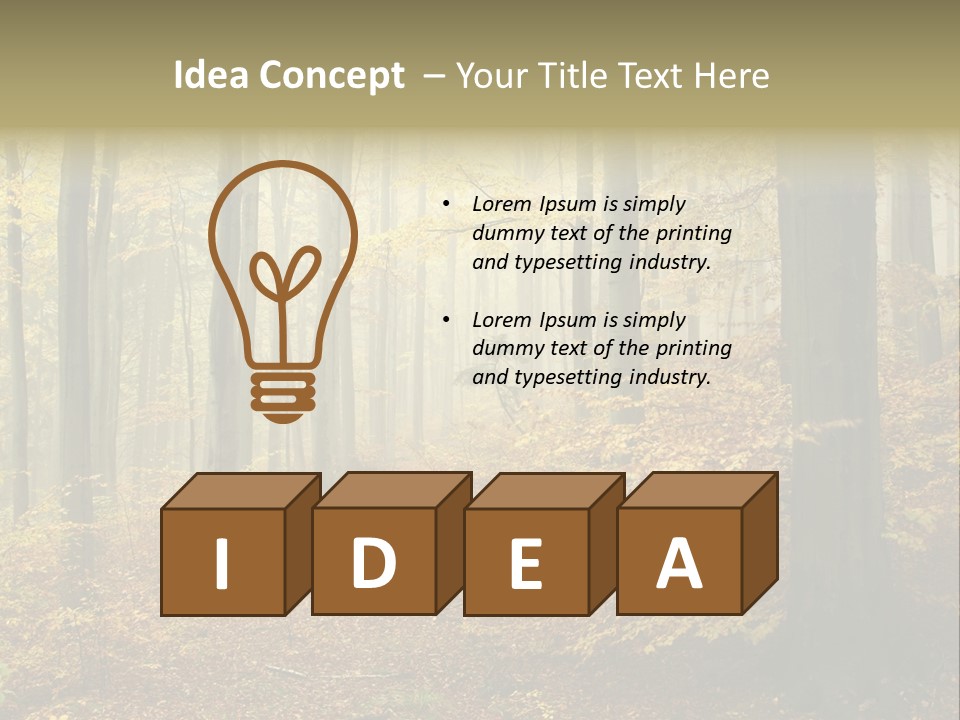 Scenic Romantic Pathway PowerPoint Template
