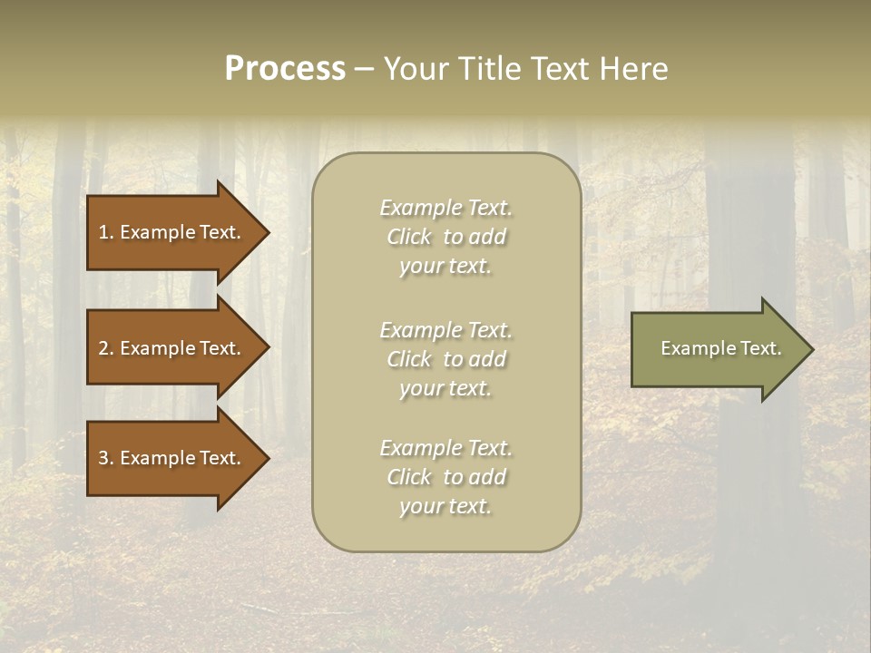 Scenic Romantic Pathway PowerPoint Template