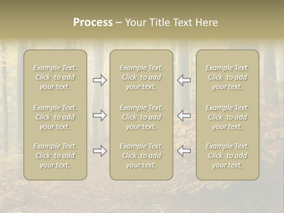 Scenic Romantic Pathway PowerPoint Template