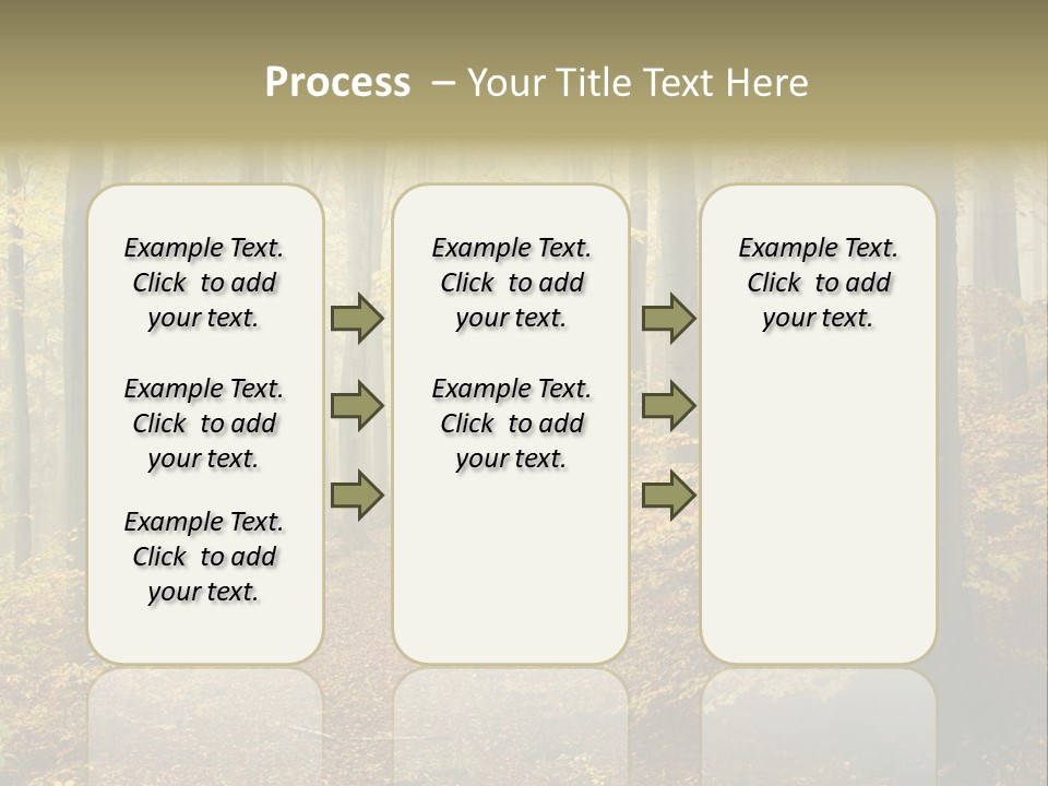 Scenic Romantic Pathway PowerPoint Template