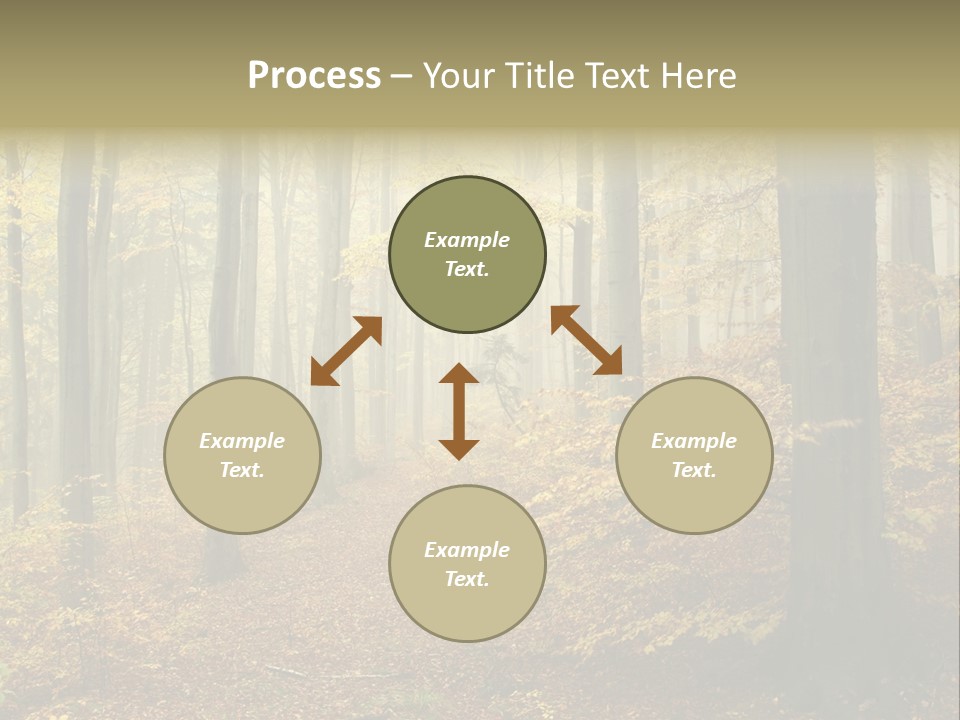 Scenic Romantic Pathway PowerPoint Template