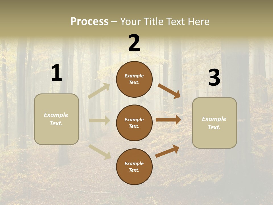 Scenic Romantic Pathway PowerPoint Template