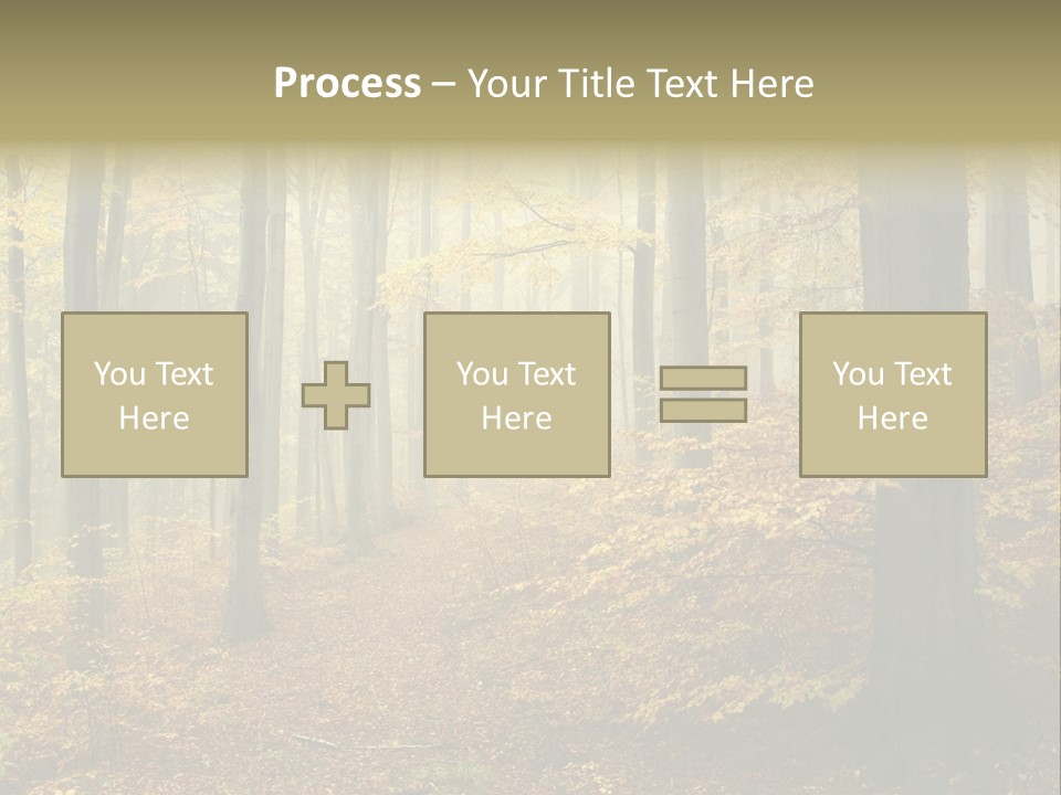 Scenic Romantic Pathway PowerPoint Template