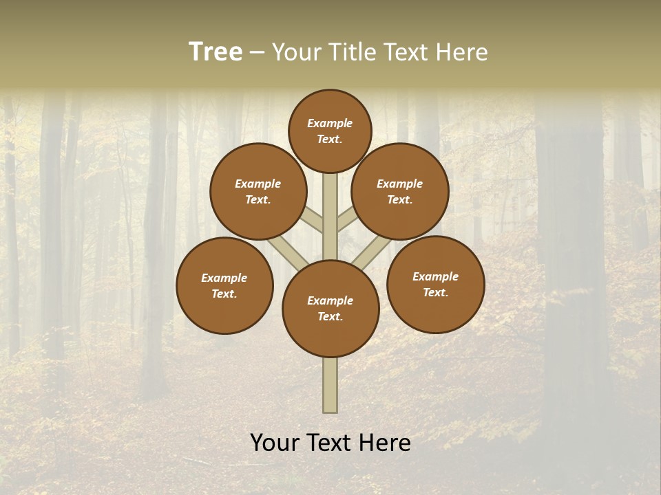 Scenic Romantic Pathway PowerPoint Template