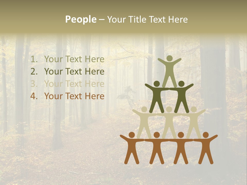 Scenic Romantic Pathway PowerPoint Template