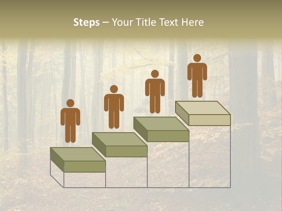 Scenic Romantic Pathway PowerPoint Template