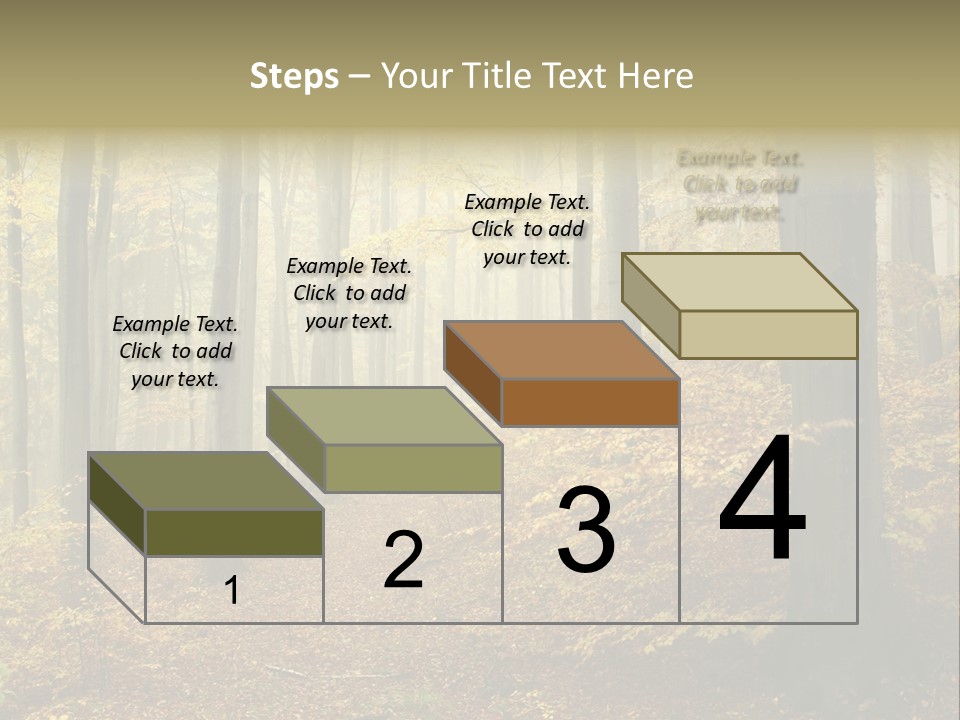 Scenic Romantic Pathway PowerPoint Template