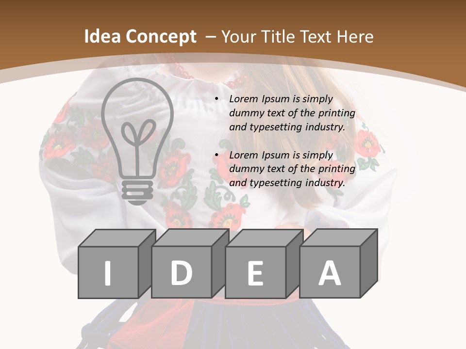 Child Childhood Affectionate PowerPoint Template