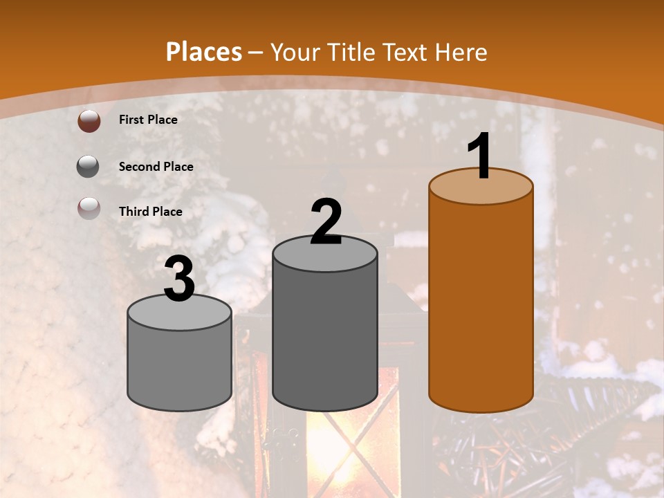 Lamp Dark Warm PowerPoint Template