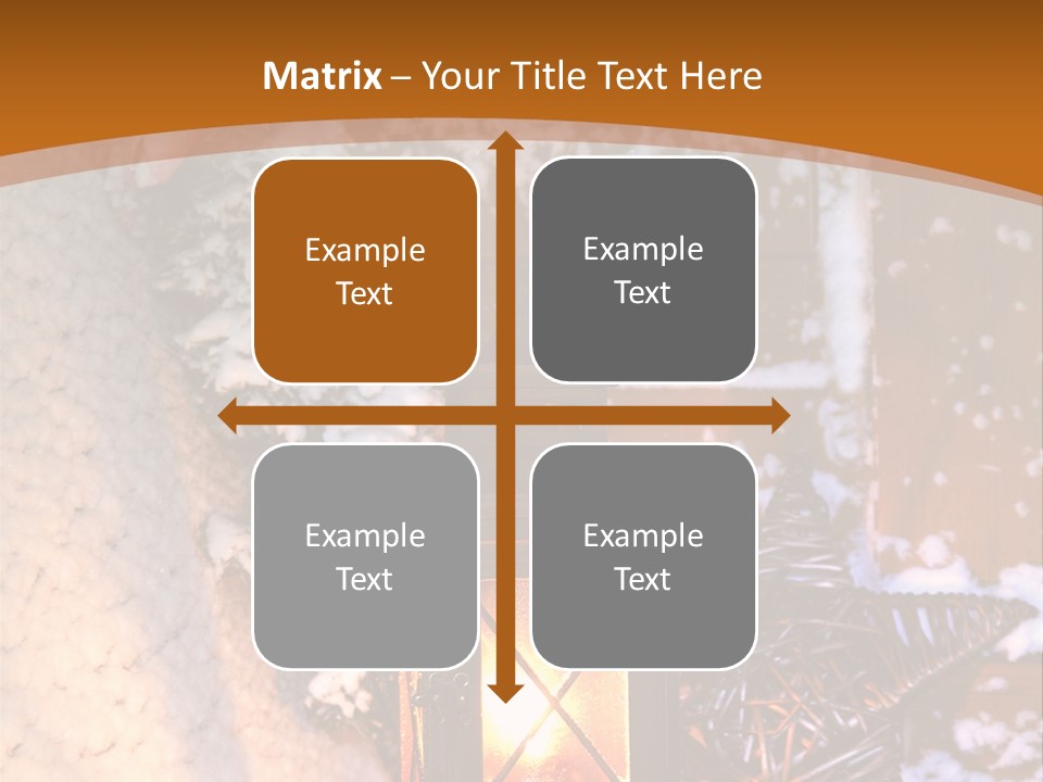 Lamp Dark Warm PowerPoint Template