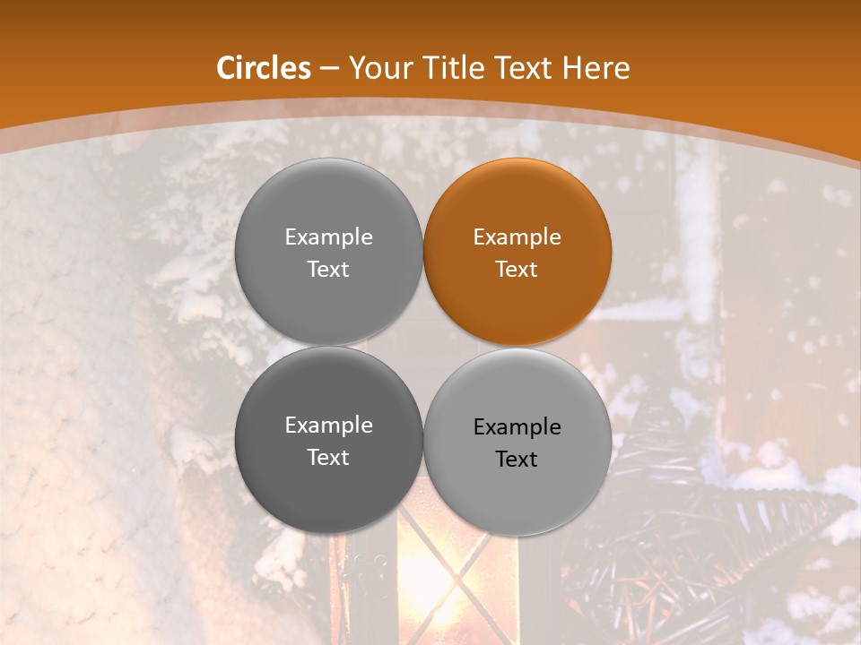 Lamp Dark Warm PowerPoint Template