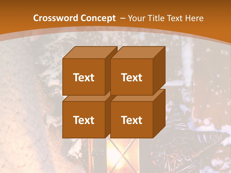 Lamp Dark Warm PowerPoint Template
