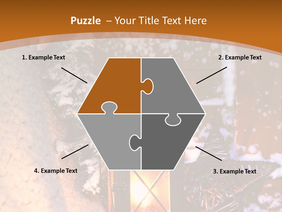 Lamp Dark Warm PowerPoint Template