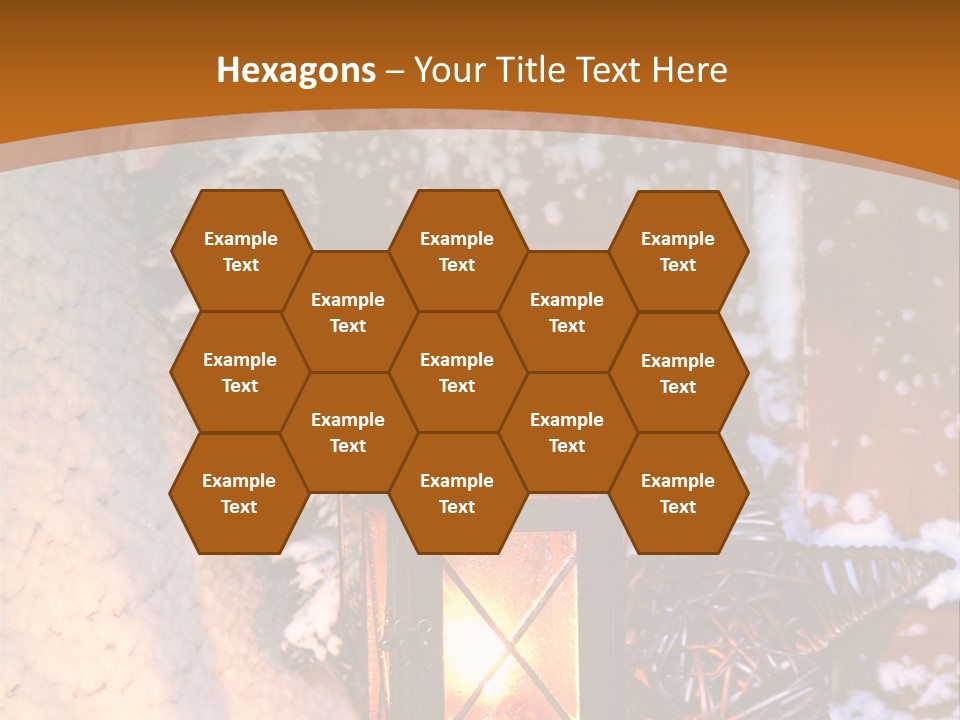 Lamp Dark Warm PowerPoint Template