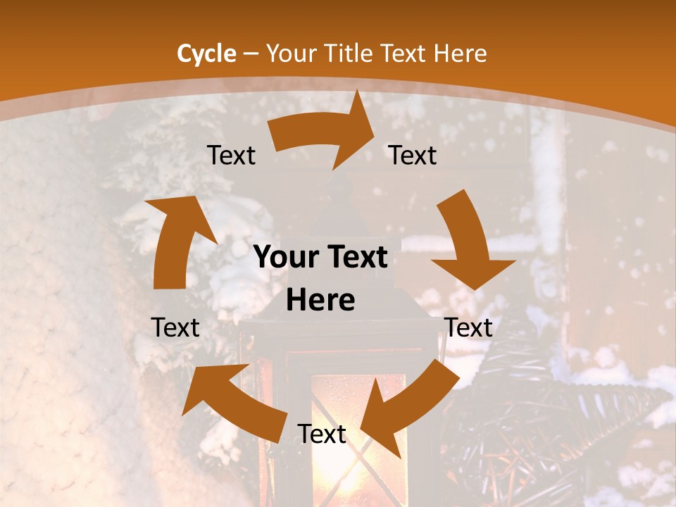 Lamp Dark Warm PowerPoint Template