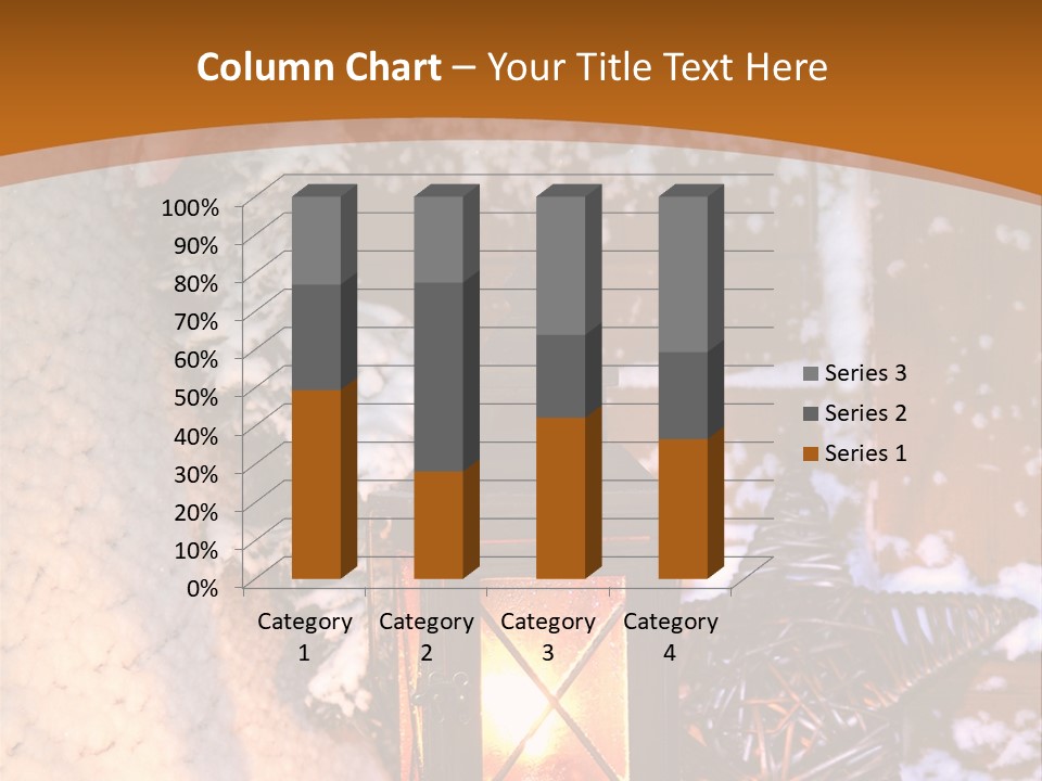 Lamp Dark Warm PowerPoint Template