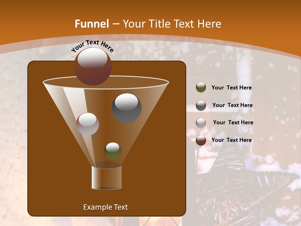 Lamp Dark Warm PowerPoint Template