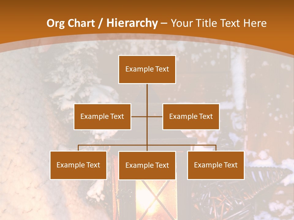 Lamp Dark Warm PowerPoint Template