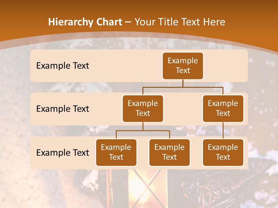 Lamp Dark Warm PowerPoint Template