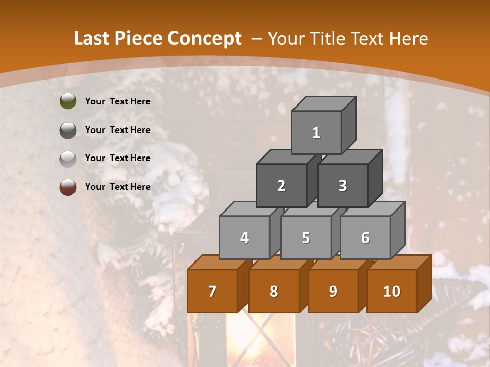 Lamp Dark Warm PowerPoint Template