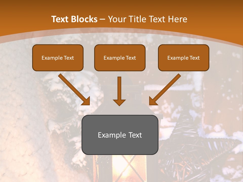 Lamp Dark Warm PowerPoint Template
