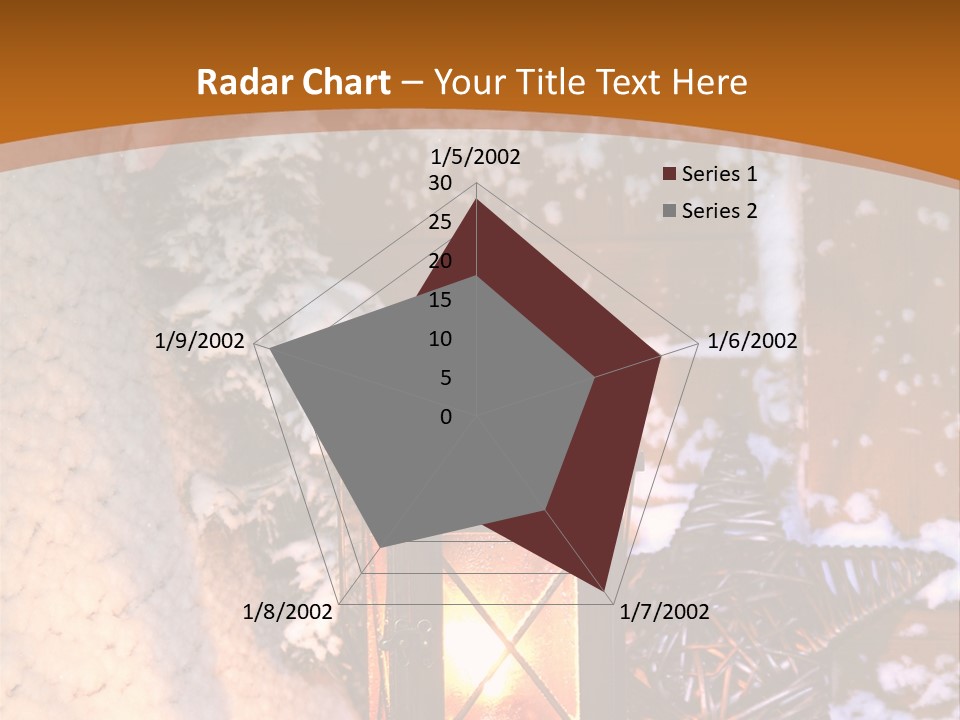Lamp Dark Warm PowerPoint Template