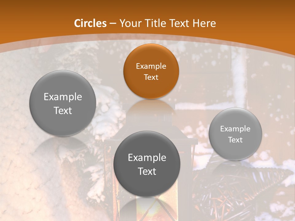 Lamp Dark Warm PowerPoint Template