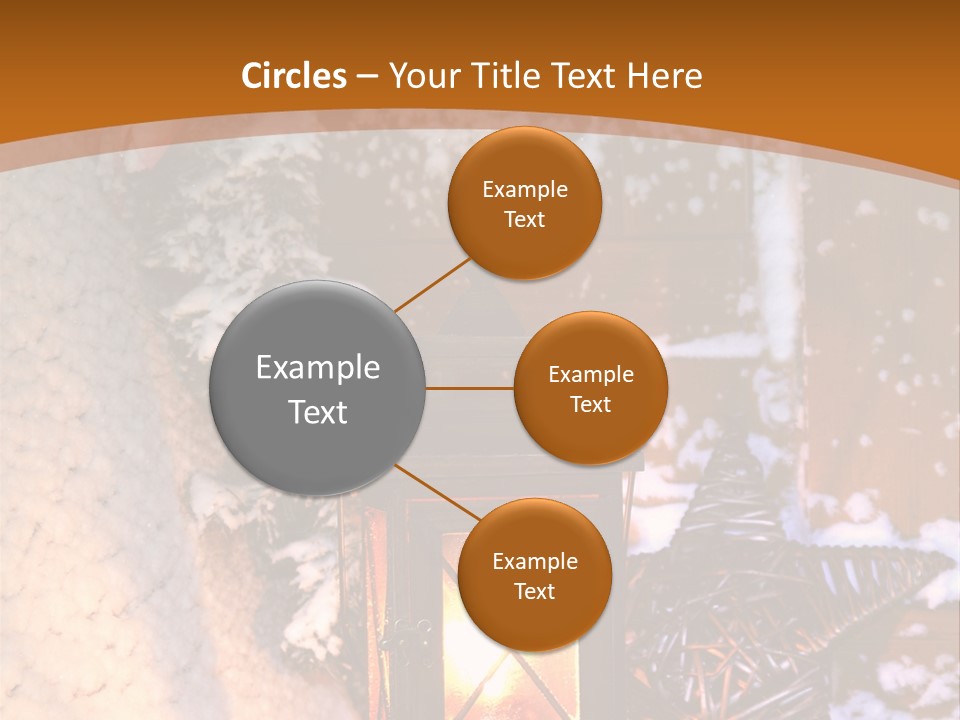 Lamp Dark Warm PowerPoint Template