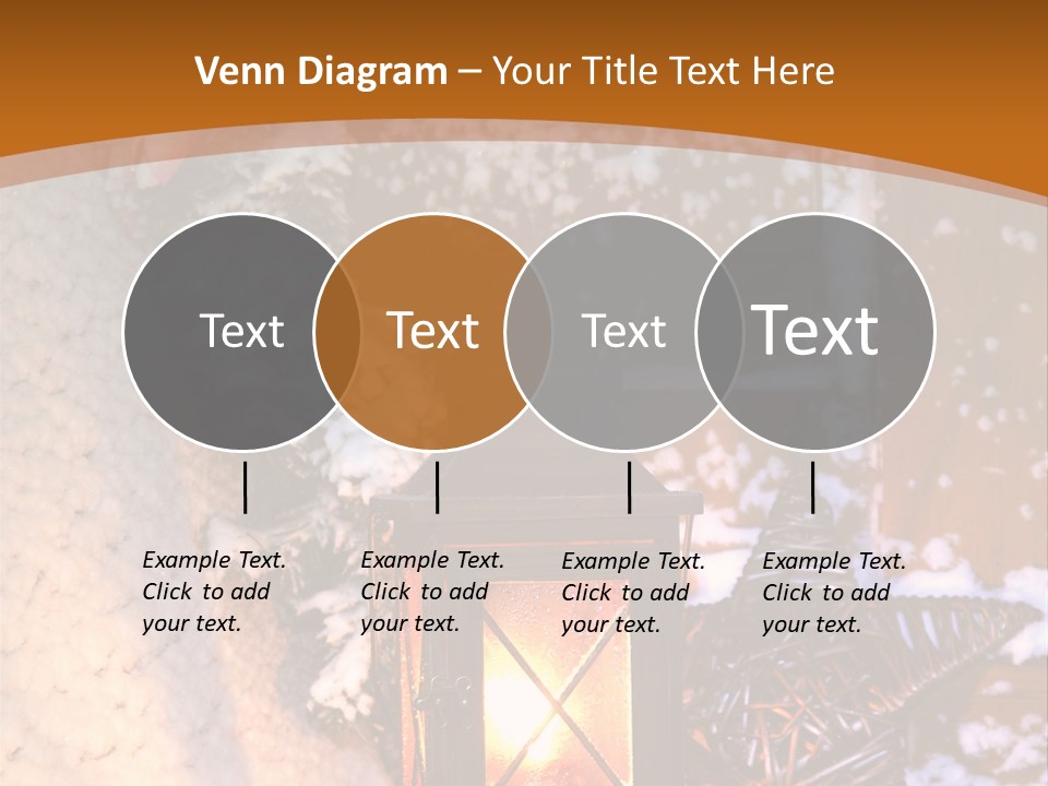 Lamp Dark Warm PowerPoint Template