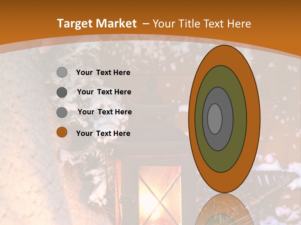 Lamp Dark Warm PowerPoint Template