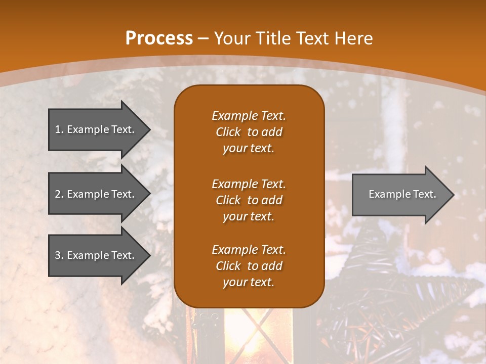 Lamp Dark Warm PowerPoint Template