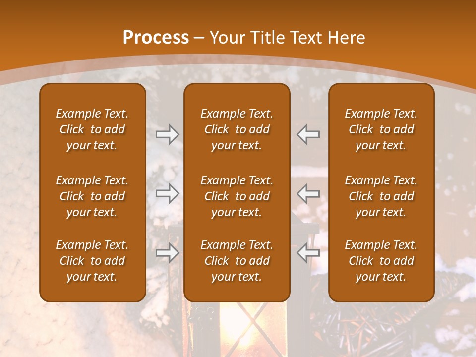 Lamp Dark Warm PowerPoint Template