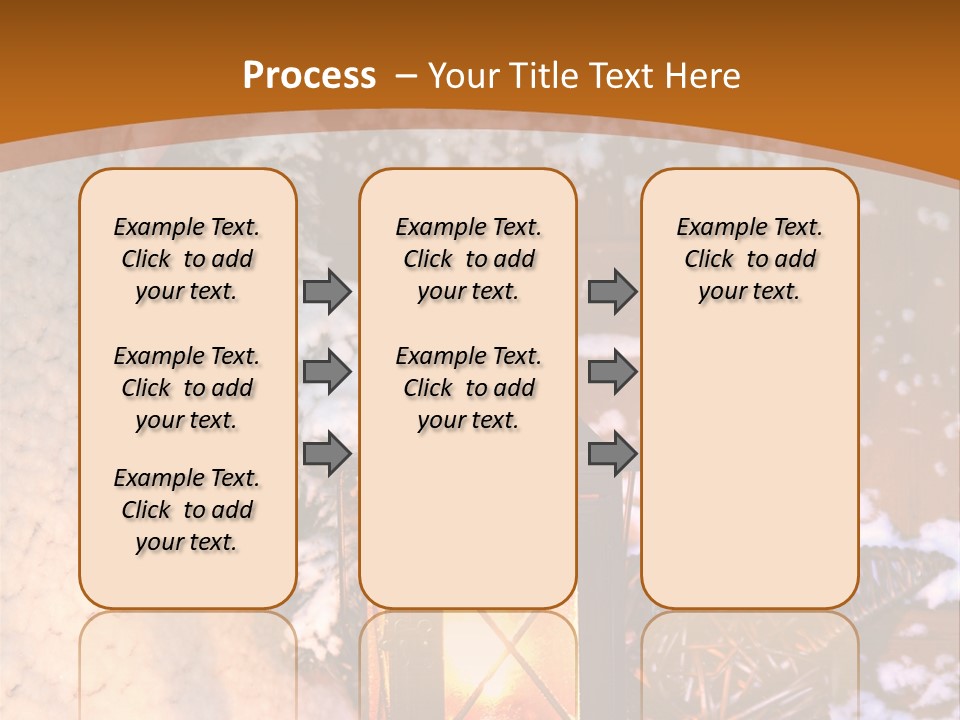 Lamp Dark Warm PowerPoint Template