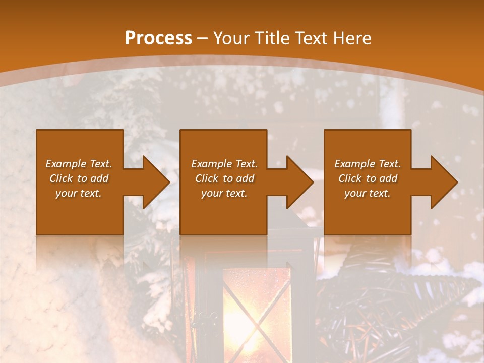 Lamp Dark Warm PowerPoint Template