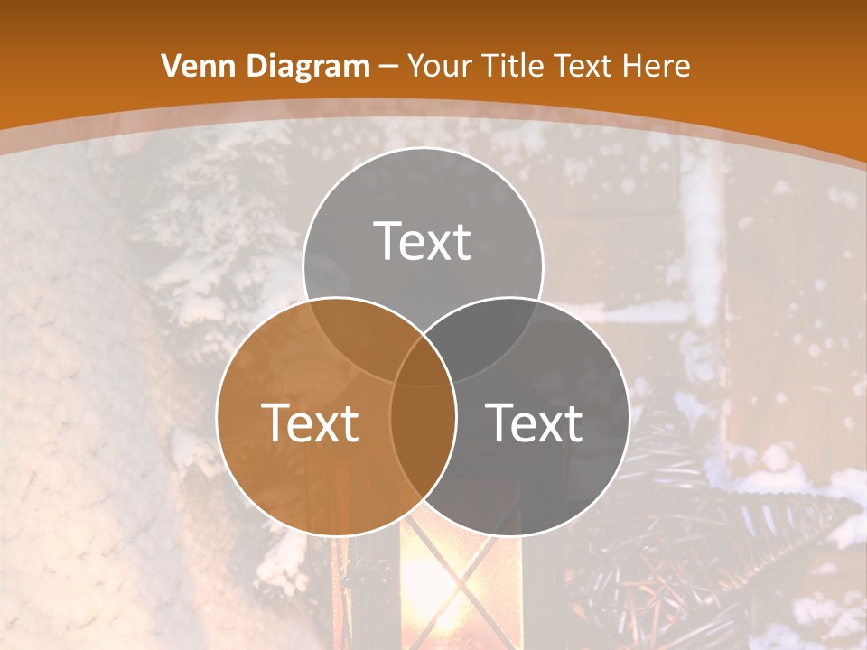 Lamp Dark Warm PowerPoint Template