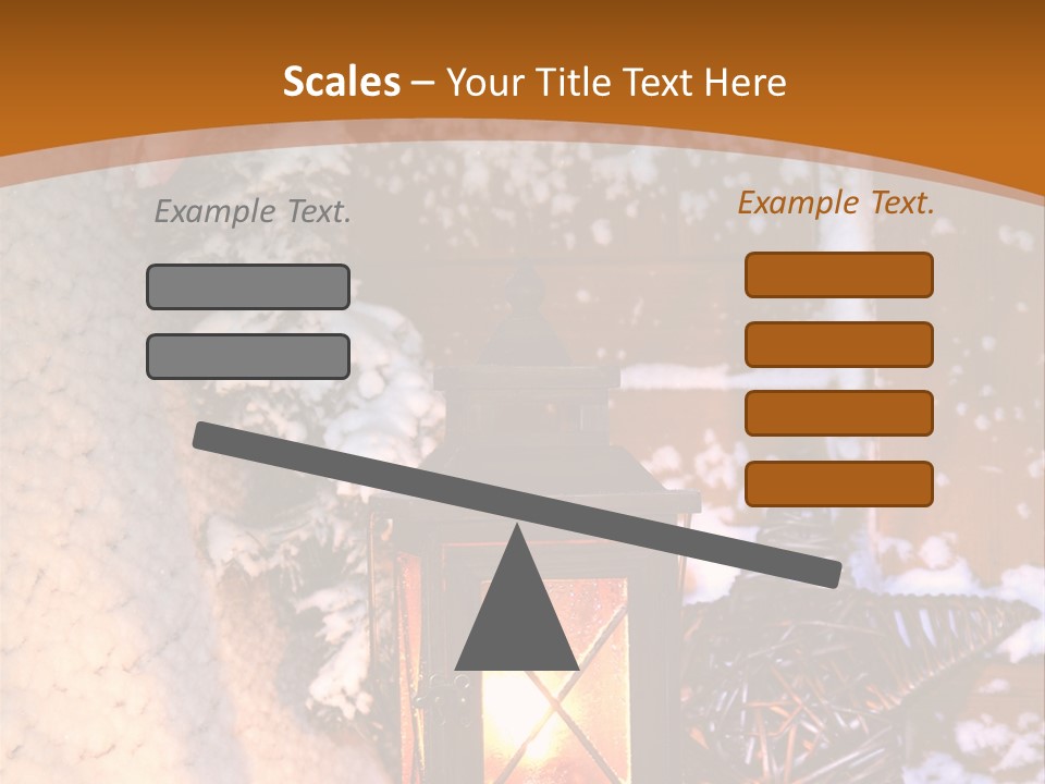 Lamp Dark Warm PowerPoint Template