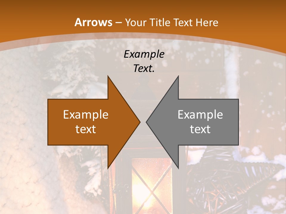 Lamp Dark Warm PowerPoint Template